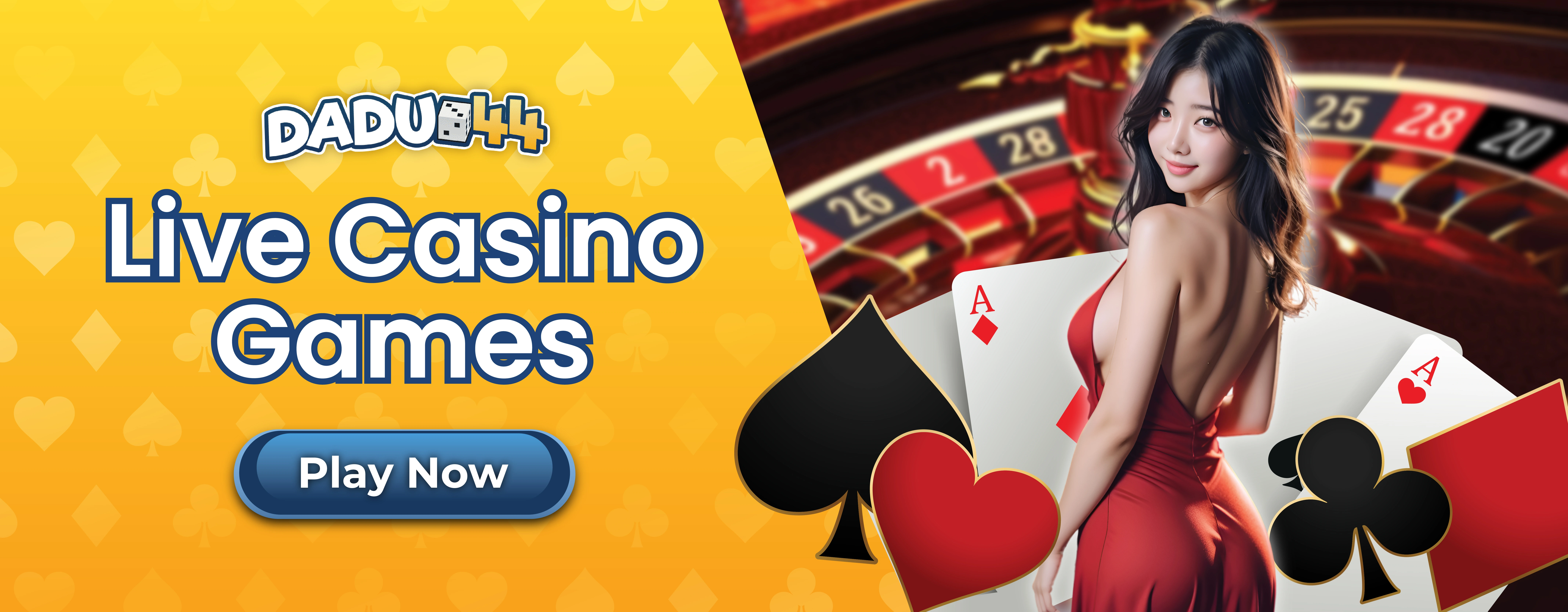 Dadu44 Live Casino Malaysia, Play and Win with Live Dealers.